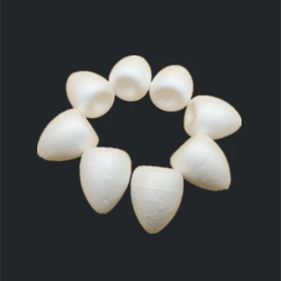 White Modelling Polystyrene Styrofoam Foam Water Drop Shape for DiY Crafts Decoration