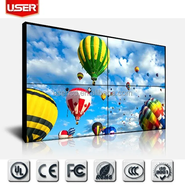 46 inch seamless tv wall,narrow bezel lcd video wall