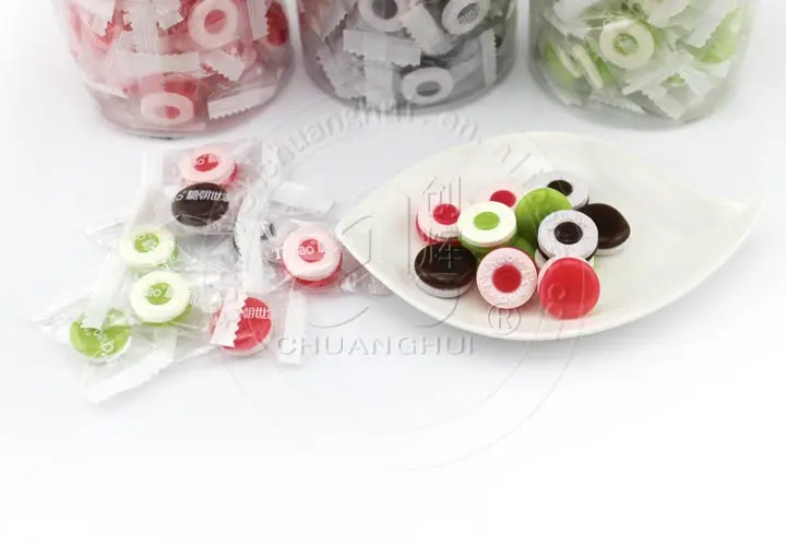 2 In 1 Sugar Free Button Candy in Jar