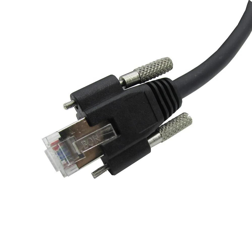 gige camera power cable with rj45 gigabit ethernet port