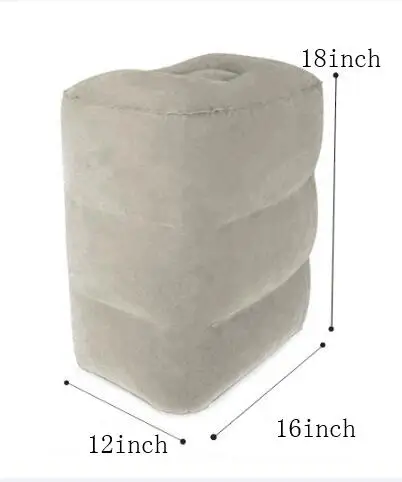 
Big&small Valve Foot Rest Massage Pillow Inflatable Office Seat Cushion Outdoor Sofa Cushion 