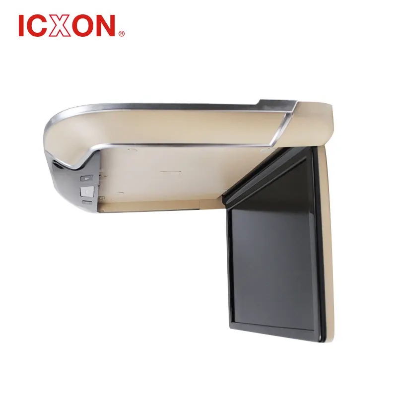 16 colors atmosphere light car roof mount flip down monitor