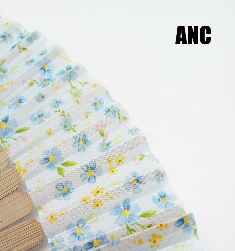 
Custom Printed Chinese Cute Handsome Durable Souvenir Bamboo Fan Folding Hand Fan 