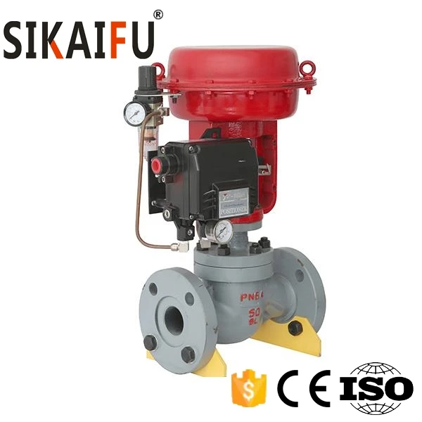 Pneumatic control valve without positioner on off type