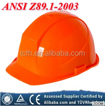 
ANSI Z89 Standard construction HDPE material industrial safety helmets hard hat 