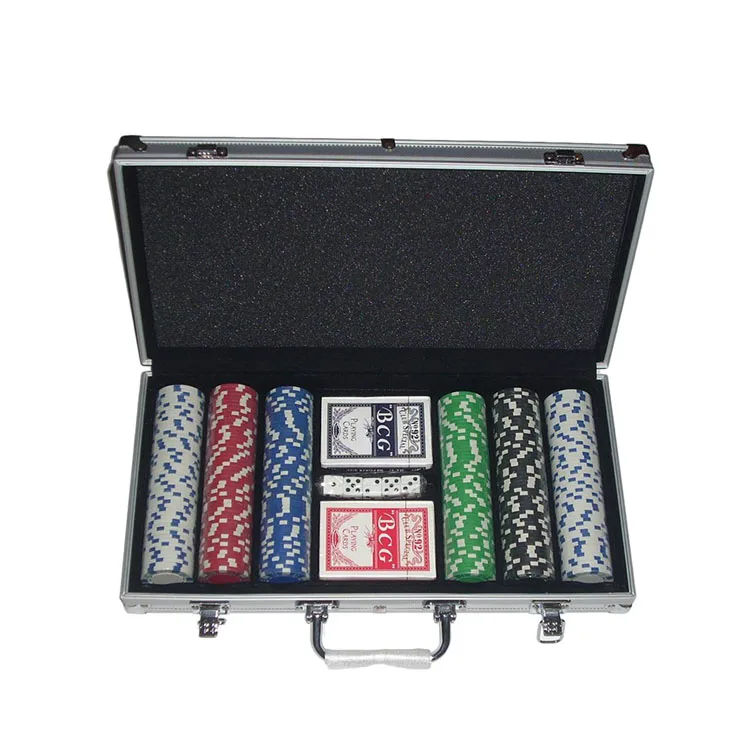 Manufacturing 300 chips aluminium chip case casino case