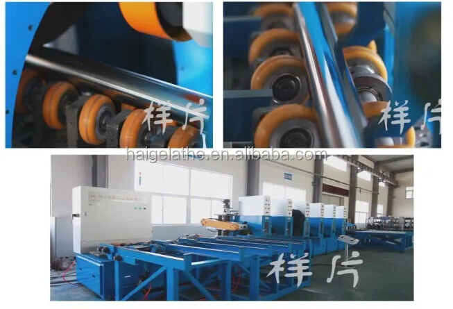 CNC round steel bar metal mirror polishing machine