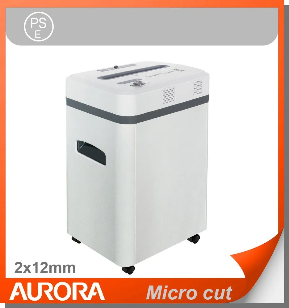 Aurora AS650MQ Plastic Paper Shredder, 6 sheet (A4) Micro cut 2*12mm,Light Duty Shredding machine for home & Office
