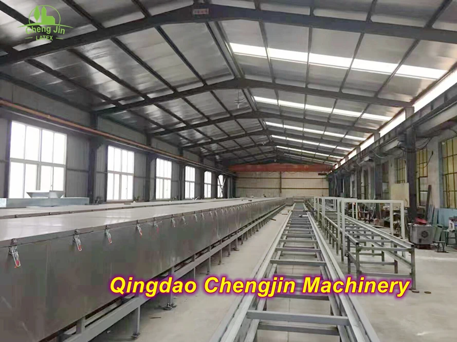 
CJ-50 General Type-Single Die liquid latex continuous foam machine customized special design for producing of latex pillow 