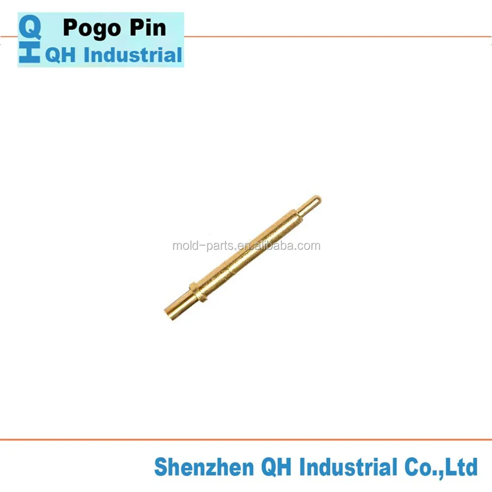 Spring loaded pogo pin for laptop bettery connector and fast charger