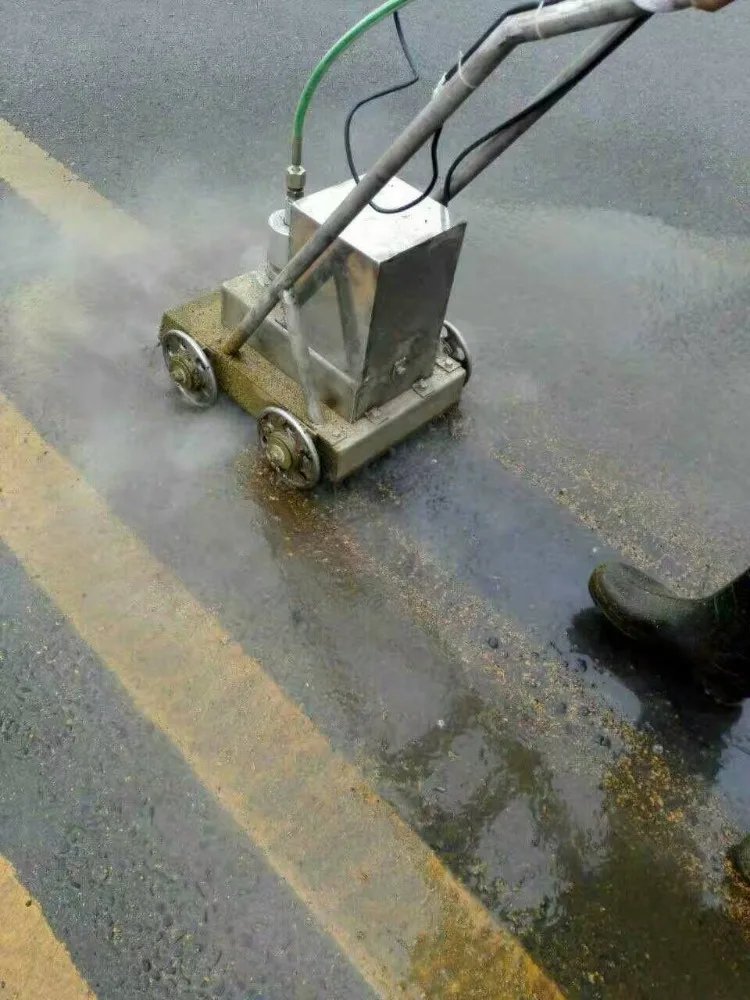 
water blaster used for removing road marking paint 