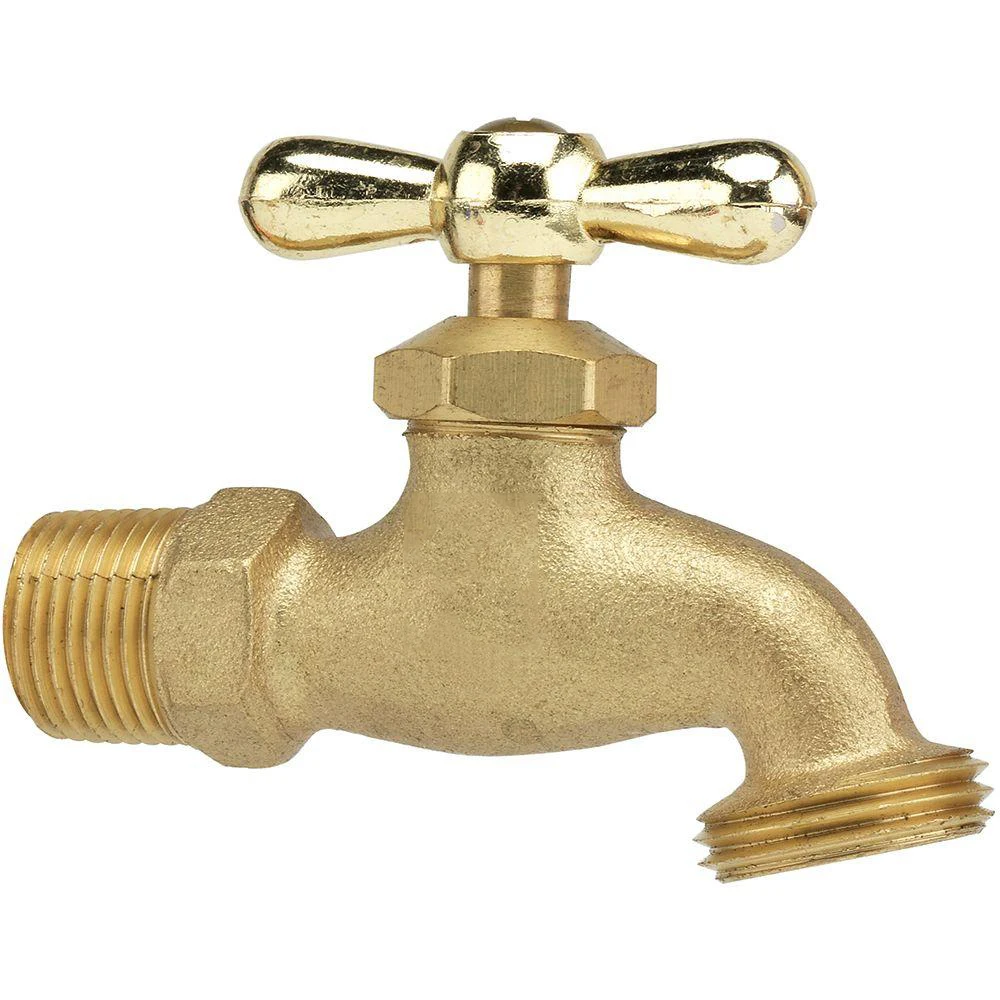 Multi-turn handle 3/4 Brass MPT x MHT Hose Bibb