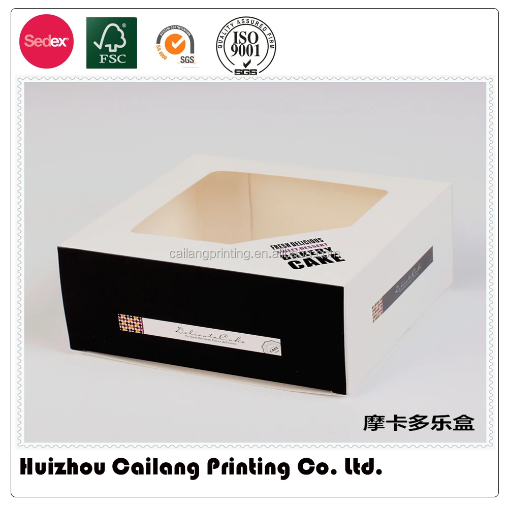 20 years professional big cake paper box| cake slice packaging manufacturer