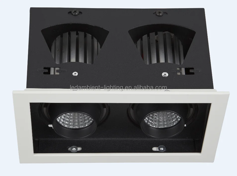 LED multiple square Wall Washer Light spot adjustable downlight ar111 4x12w for clothing shop