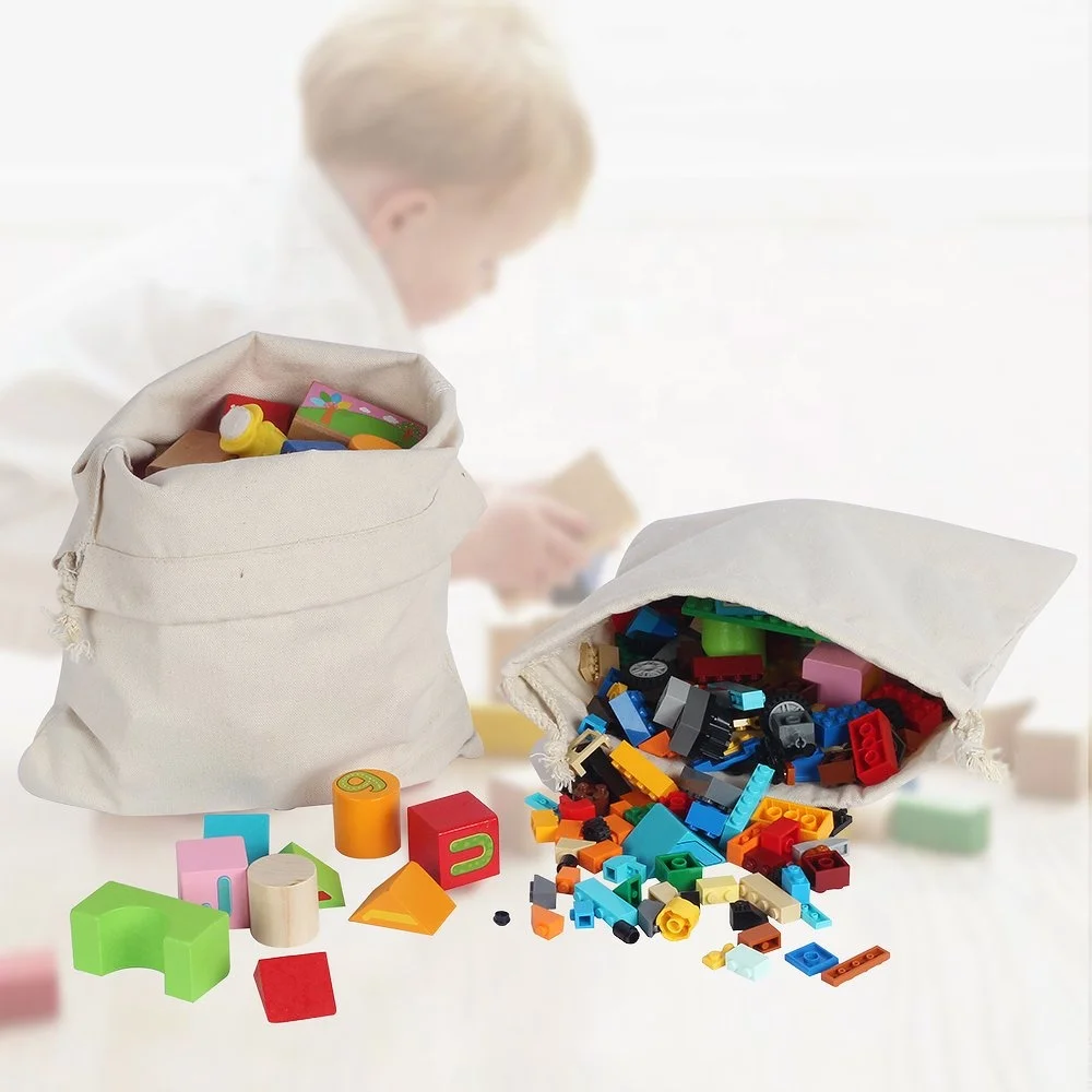 Customized Cotton Muslin Eco Bread Reusable Produce Bags Cotton Washable Organic Cotton Vegetable Bags