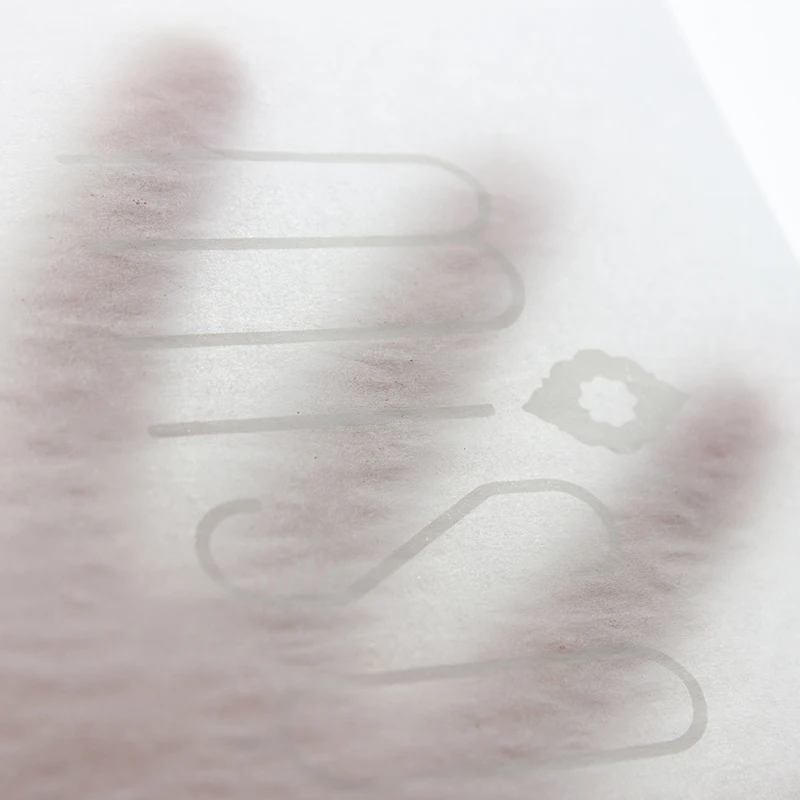 Пользовательские печатные белая ткань упаковочная бумага с белым логотипом