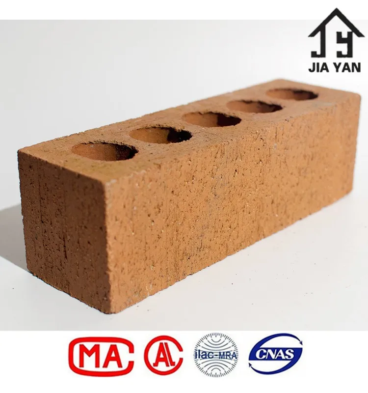 
Multi-hole Building Construction Yellow Hollow Clay Block 