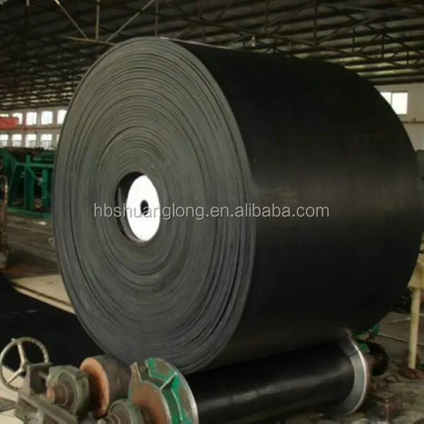 china cooling rubber conveyor belt system