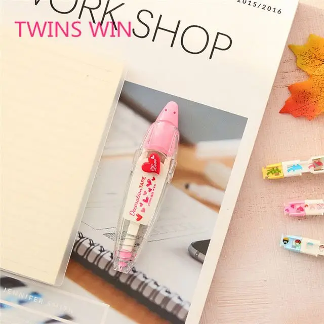 website latest Hot selling wholesale school stationery fashion cute promotional plastic correction tape made in chinese