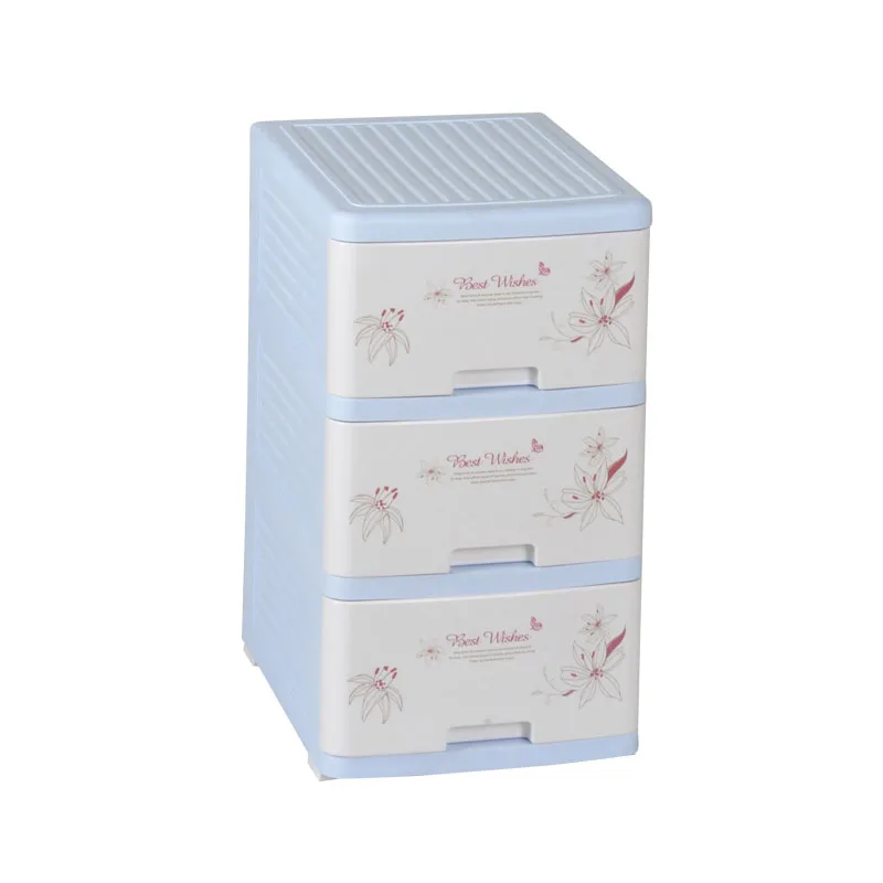 Wholesale cheap 4 layers hardware whiteplastic storage drawers