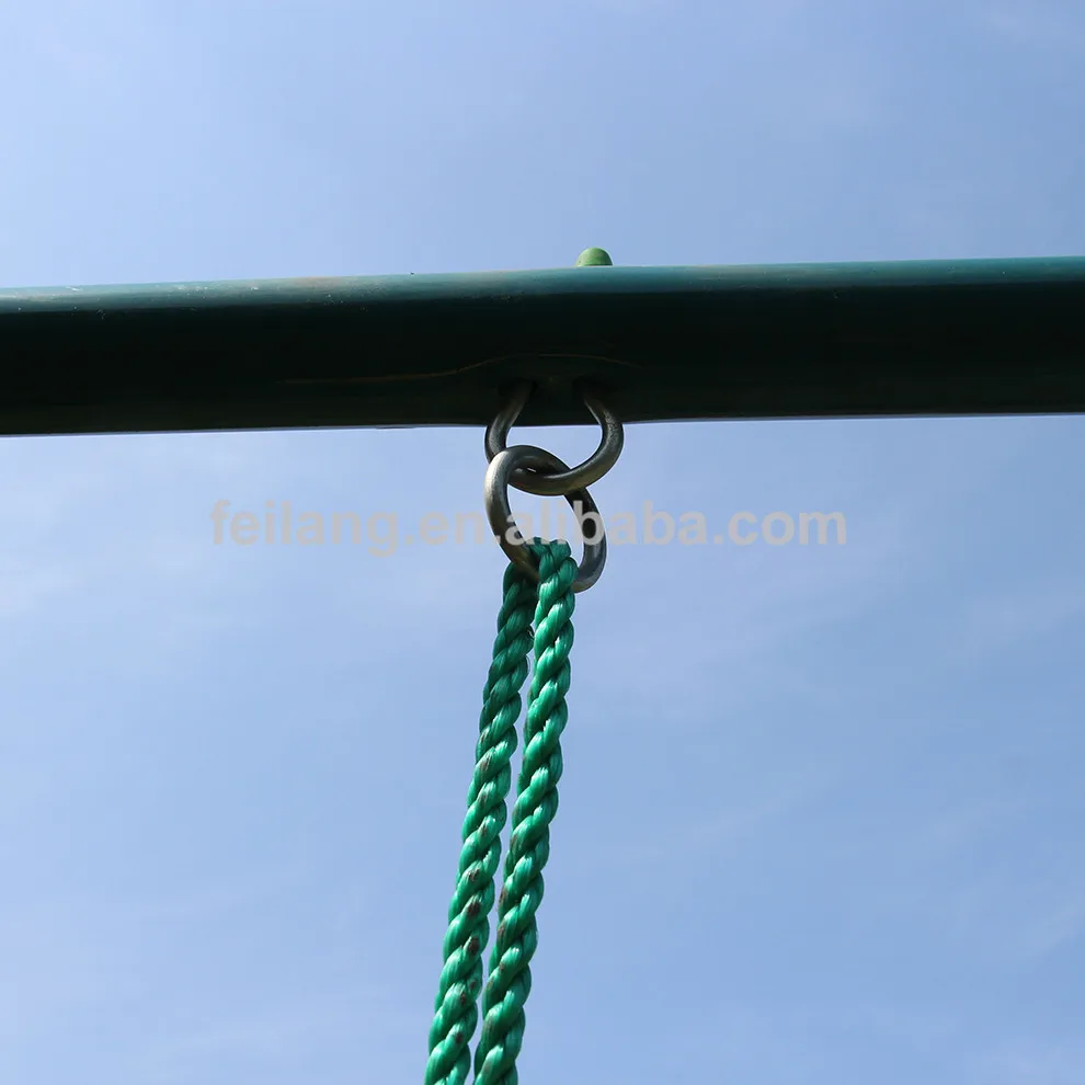 Kids Four Seat Garden Camping Outdoor Patio Metal Multifunction Safety Swing Chairs