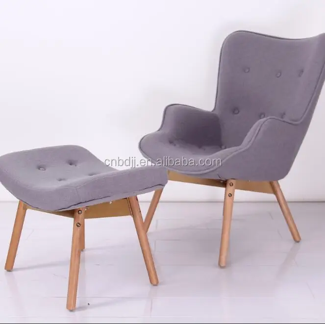 High Back Sitting Living Room Furniture poltronas modernas Modern Leisure Recliner Sofa Chair Wingback Wing Back Accent Chair