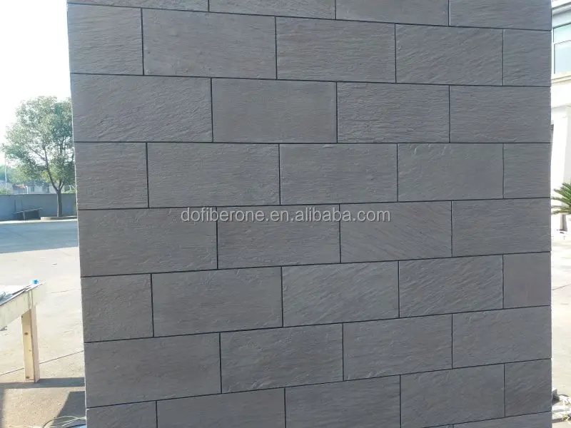 
waterproof light flexible clay exterior wall cladding tile 