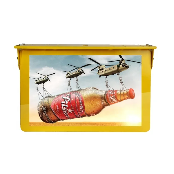 Roof mount 22 inch High Brightness TFT bus LCD monitor lcd display with android system 5G/4G/3G