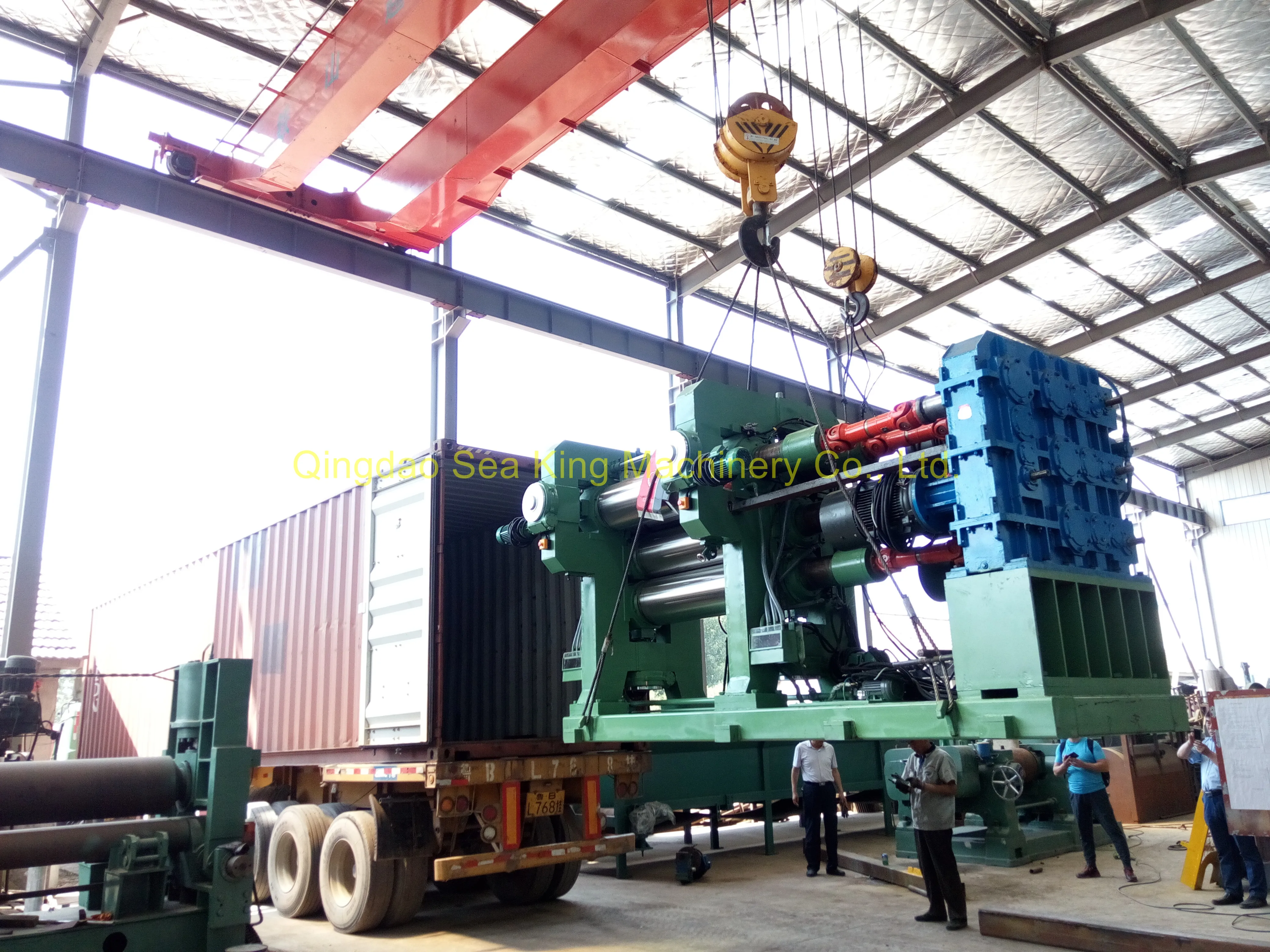 
Complete production line 4 roll rubber calender machine 