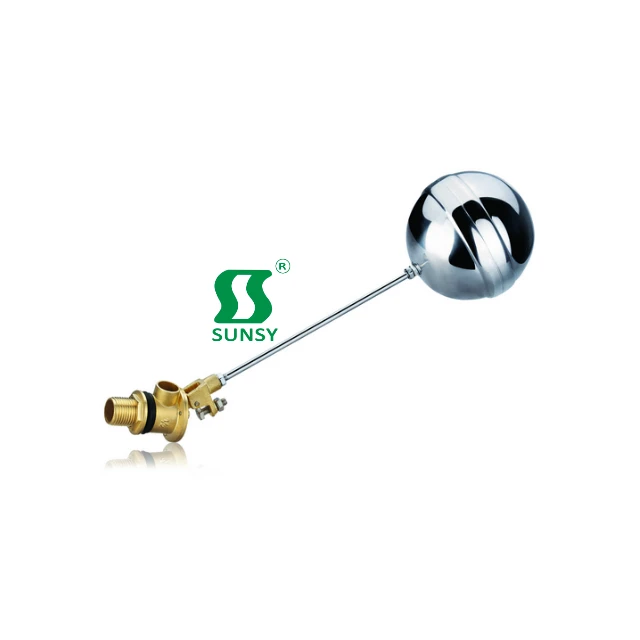 China Yuhuan shunshui sunsy factory High Quality DN15 1/2 inch copper floating brass ball valve retail price for bathroom toilet