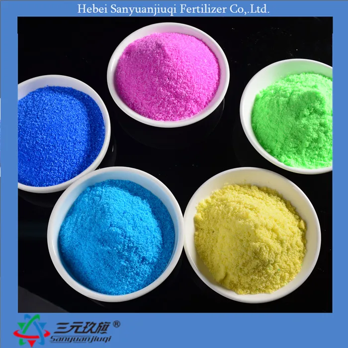 Agricultural Water Soluble Fertilizer NPK 18-18-18 for Vegetables Fruits Rice Manufacturer in China