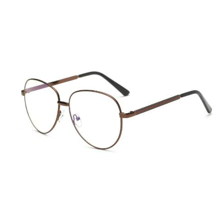Big Frame Design Blue Light Blocking Protect Glasses for Computer or Anti Blue Light Ray Blocking Glasses with Metal Frames