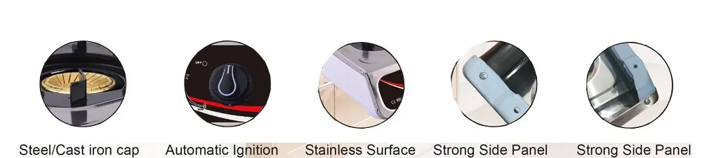 new design gas cooker stove double cast iron burner cooktop dometic appliance gas stove