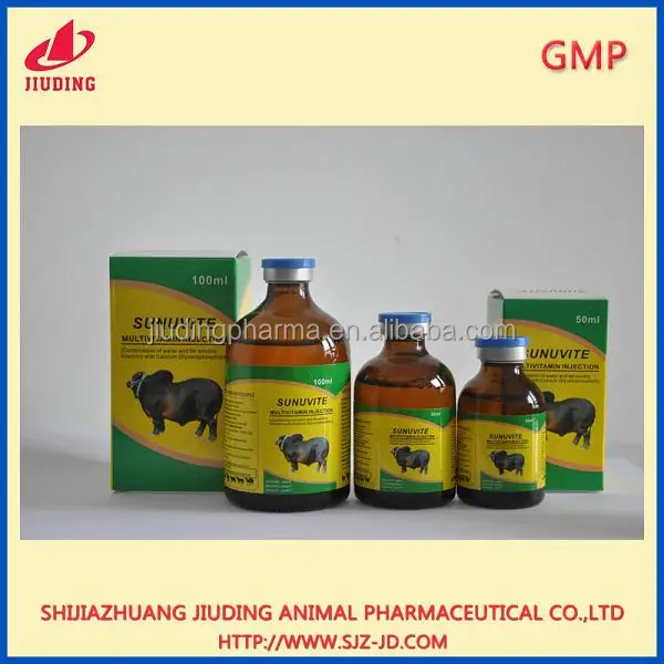 
Hot sale veterinary multivitamin injection cattle calcium supplement 