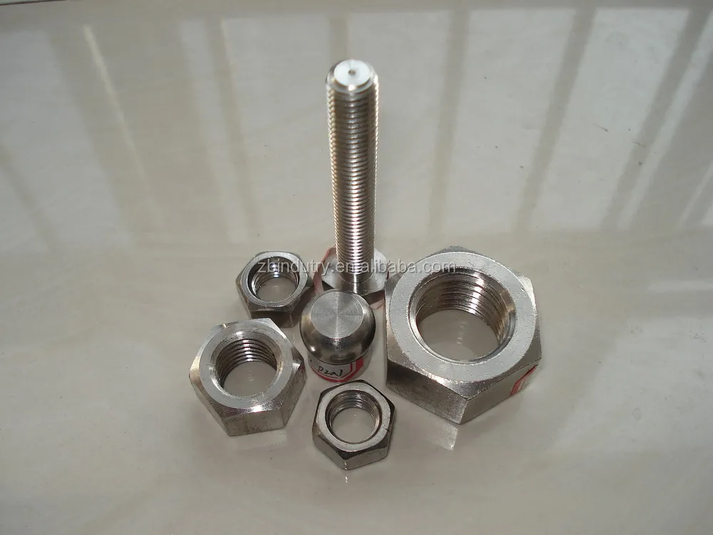 
Duplex S32760 / F55 / ASTM ASME A240 1.4501 HEX NUT din934 m12 m20 