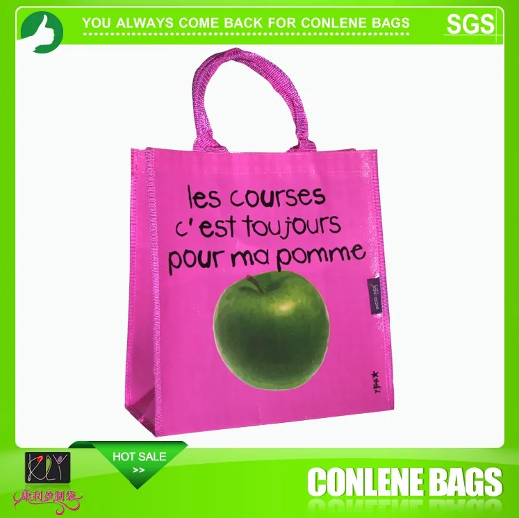 Hot salecustom cheap durable eco laminated nonwoven tote bolsas