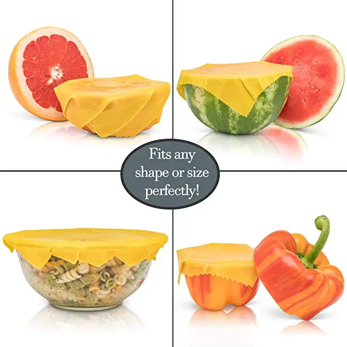 
Sustainable Living Eco Friendly Plastic Free Reusable Beeswax Wraps 