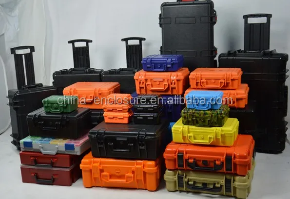 Hard plastic waterproof shockproof camouflage color military case army box