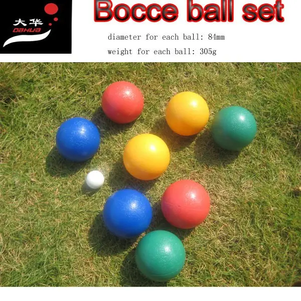 Wholesale 8 Balls 84Mm Plastic Bocce Ball Petanque Boules