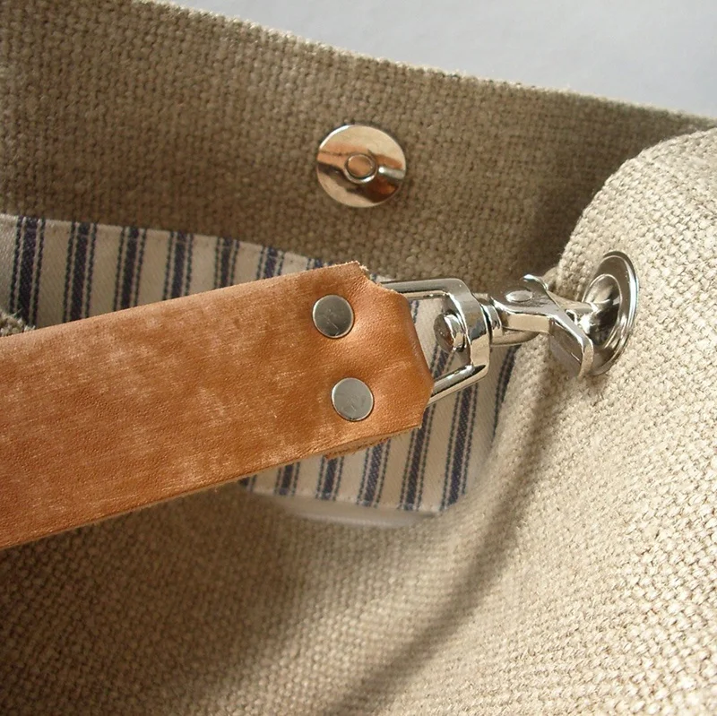 Fashion Portable Women Jute Beach Burlap Tote Bag