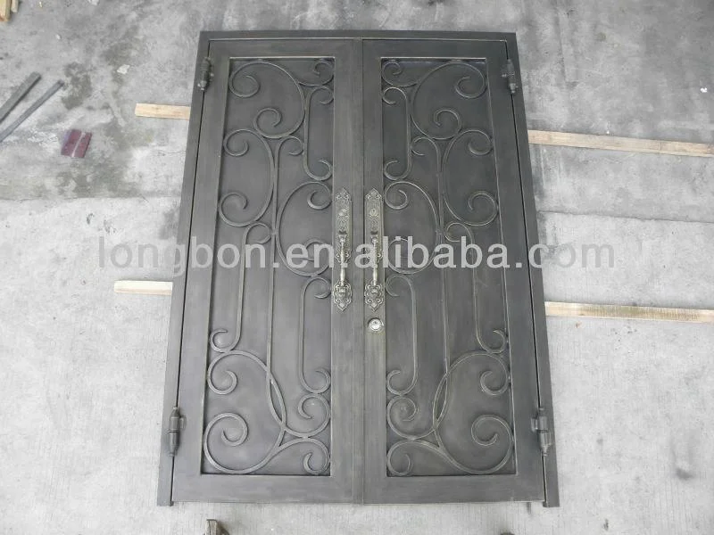 Iron fancy galvanized security entrance gates