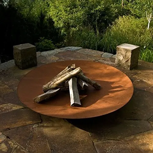 Big corten steel wood burning fire pit / fire bowl