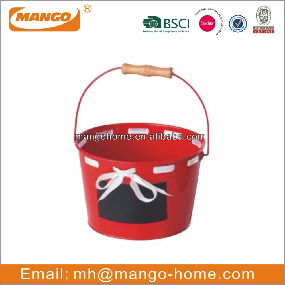 Colorful Metal Balcony Hanging Flower Pot