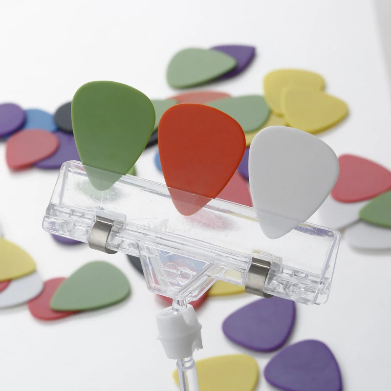 500 шт., медиатор для гитары Delrin, разные толщины и цвета