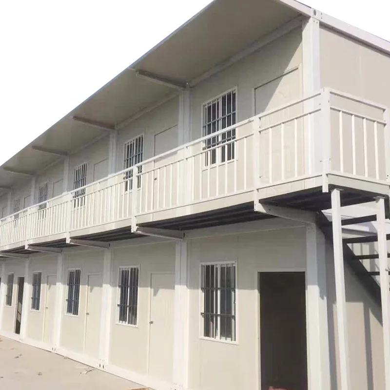 honduras low cost easy install removable modern prefab modular container duplex house