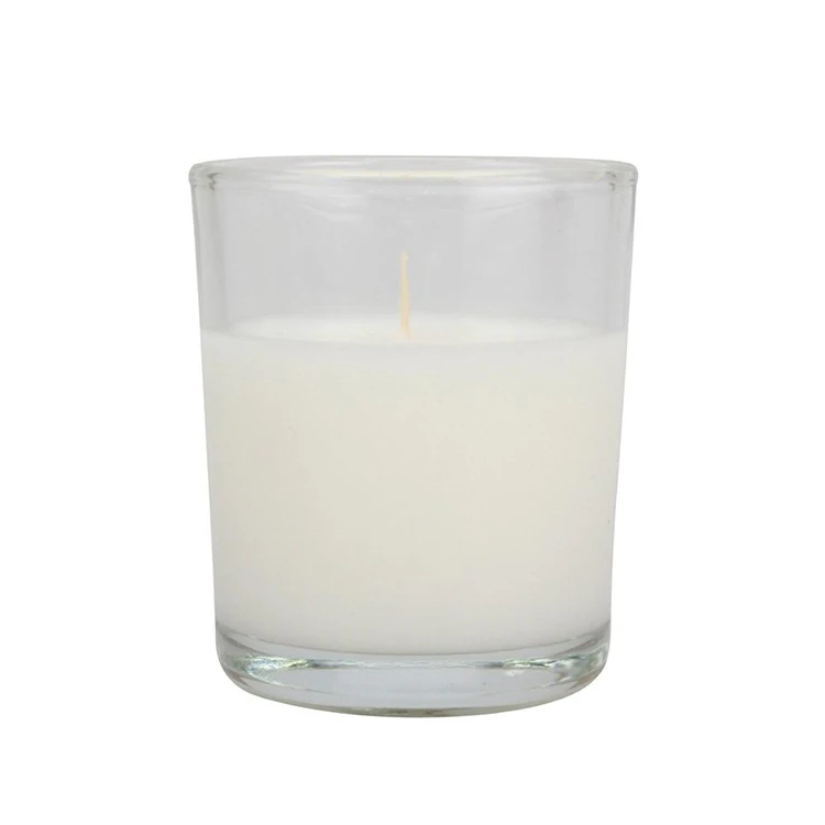 new products 48 Pack Unscented Long Burning Clear candle glass jar