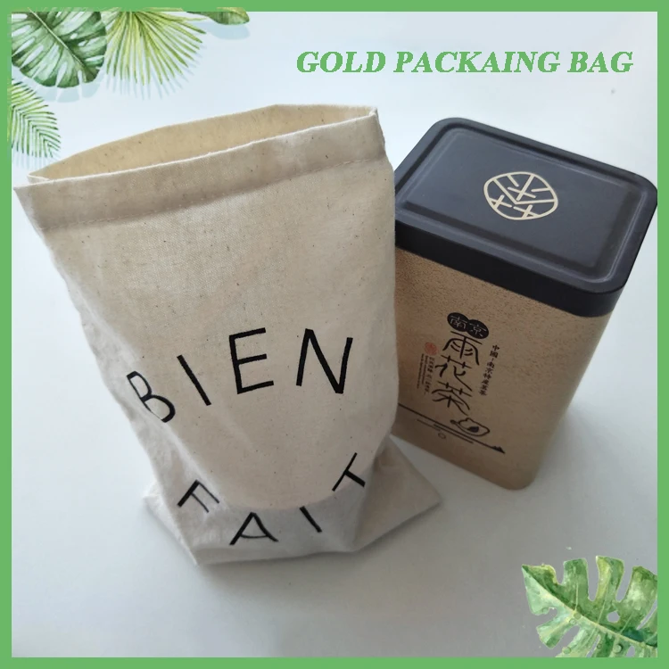 
Good Quality Cotton And Linen Fabric Packaging Bag With Logo 