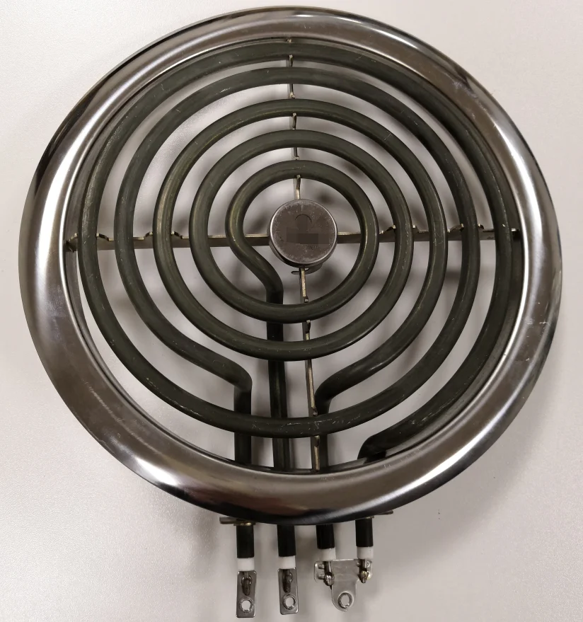 Circular heating element for hot coil