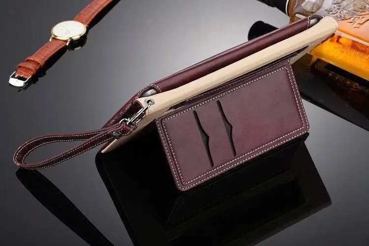 New Shockproof protective covers Hand strap card slots holder leather PU tablet cover for ipad mini pro10.5