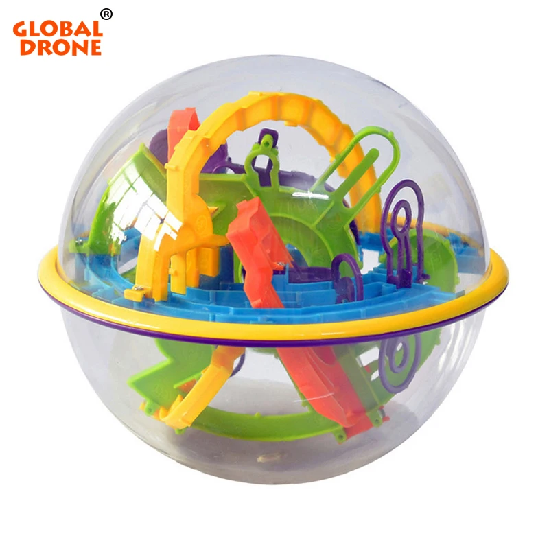 Hot Sale Global Drone 158 Steps 3D Magic Maze Ball Perplexus Magical Intellect IQ Educational Classic Toys Maze Ball